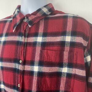 WRANGLER Wrancher Shirt Red Plaid Flannel